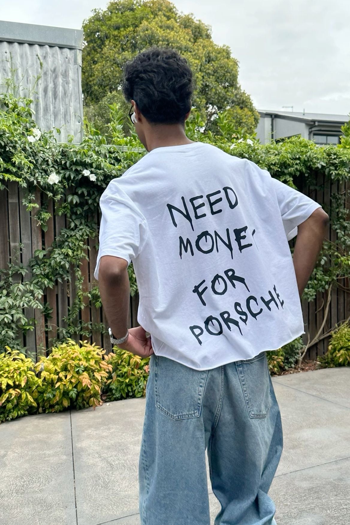 Hand Painted need money Tshirt